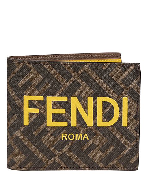 fendi round logo plain wallet|Fendi wallet for sale.